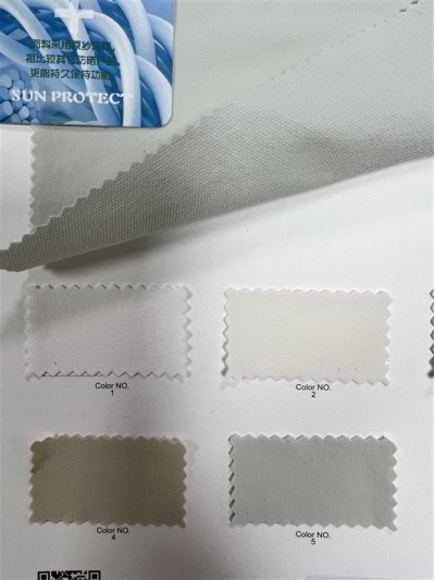 GZ-JHF J6668 Fine grid sunscreen Specification: 147cm Weight: 120g Ingredients: 90% Nylon 10% Spandex Anti-ultraviolet SPF50+ detail view-1